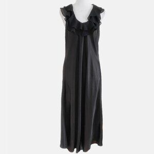 Oscar de la Renta Pink Label Ruffle Collar Slip Dress/Nightgown Size Medium